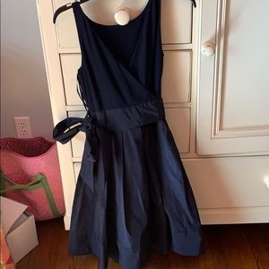 Ralph Lauren navy tie dress
